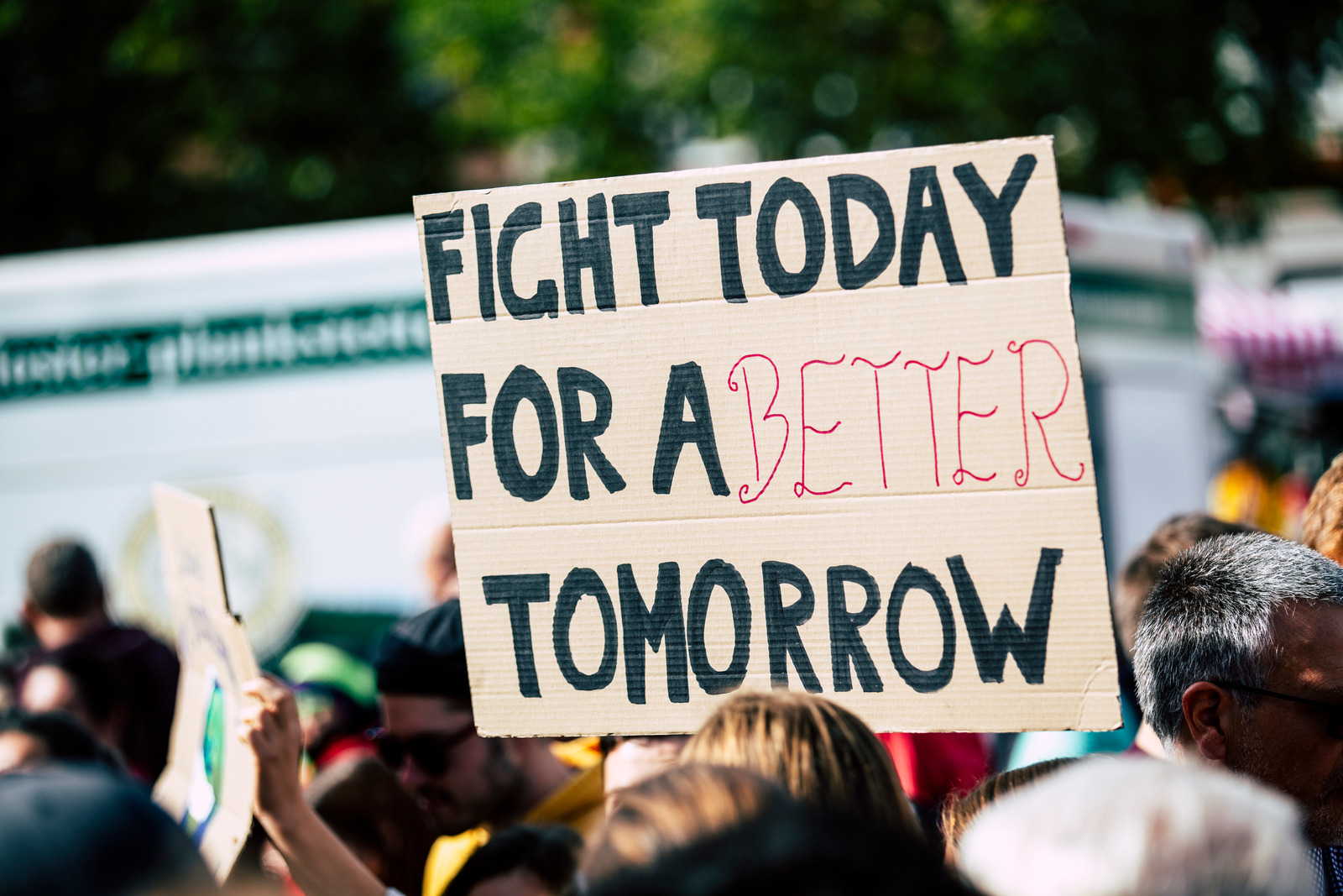 Fight today for a better tomorrow Photo by Markus Spiske temporausch.com