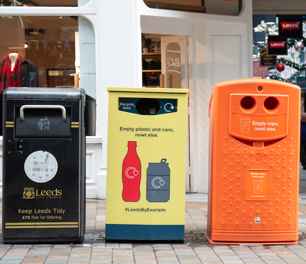 Recycling whilst you're out and about in Leeds city centre Zero Waste